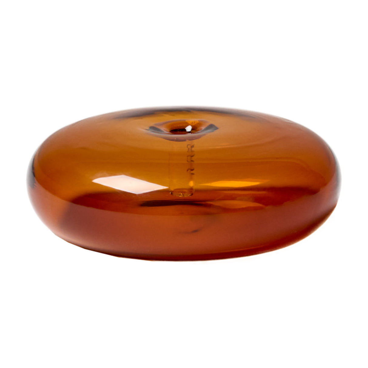 Gentle Habits Glass Vessel Incense Holder - Amber Incense