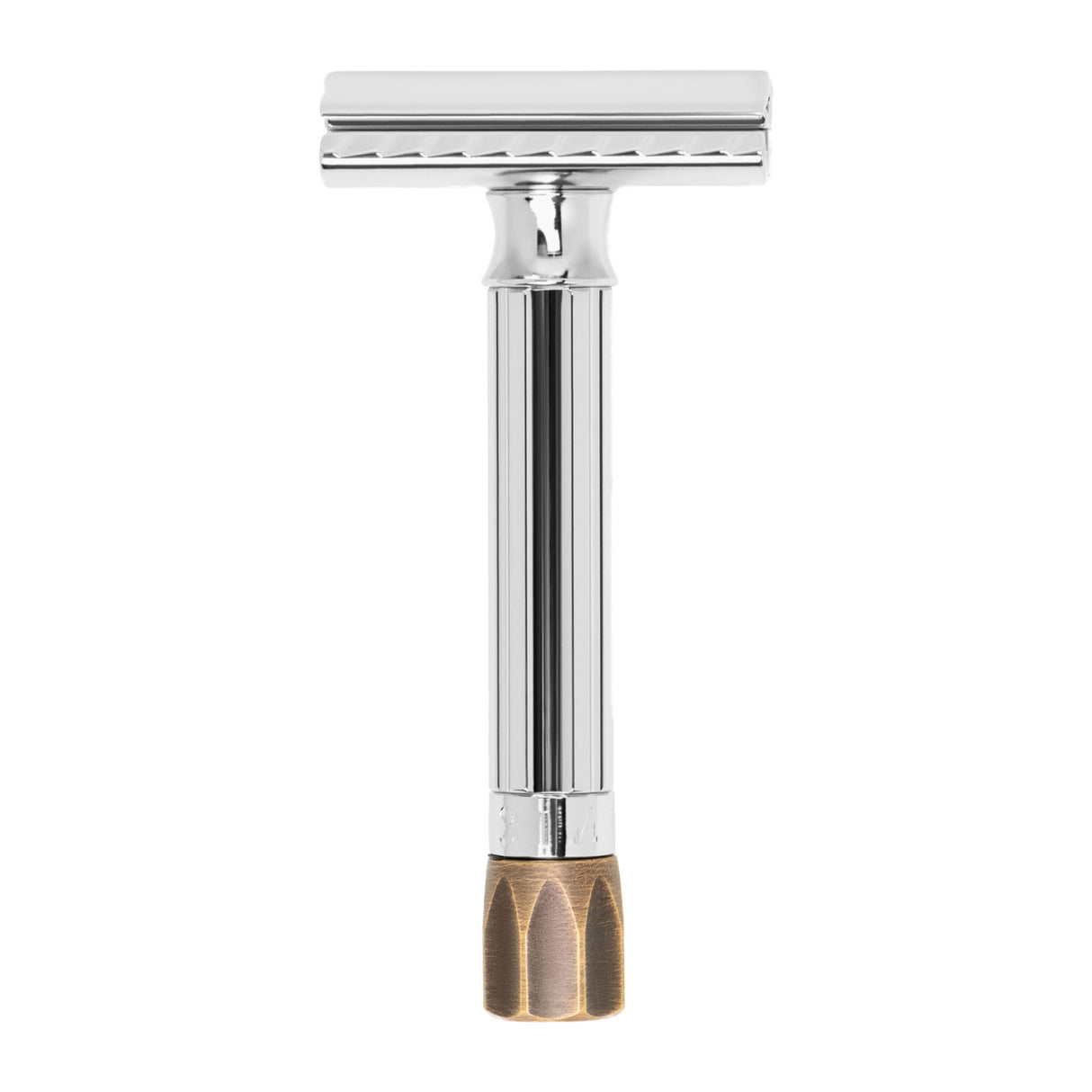 Merkur 500 Progress Safety Razor Antique Brass Razors & Razor Blades