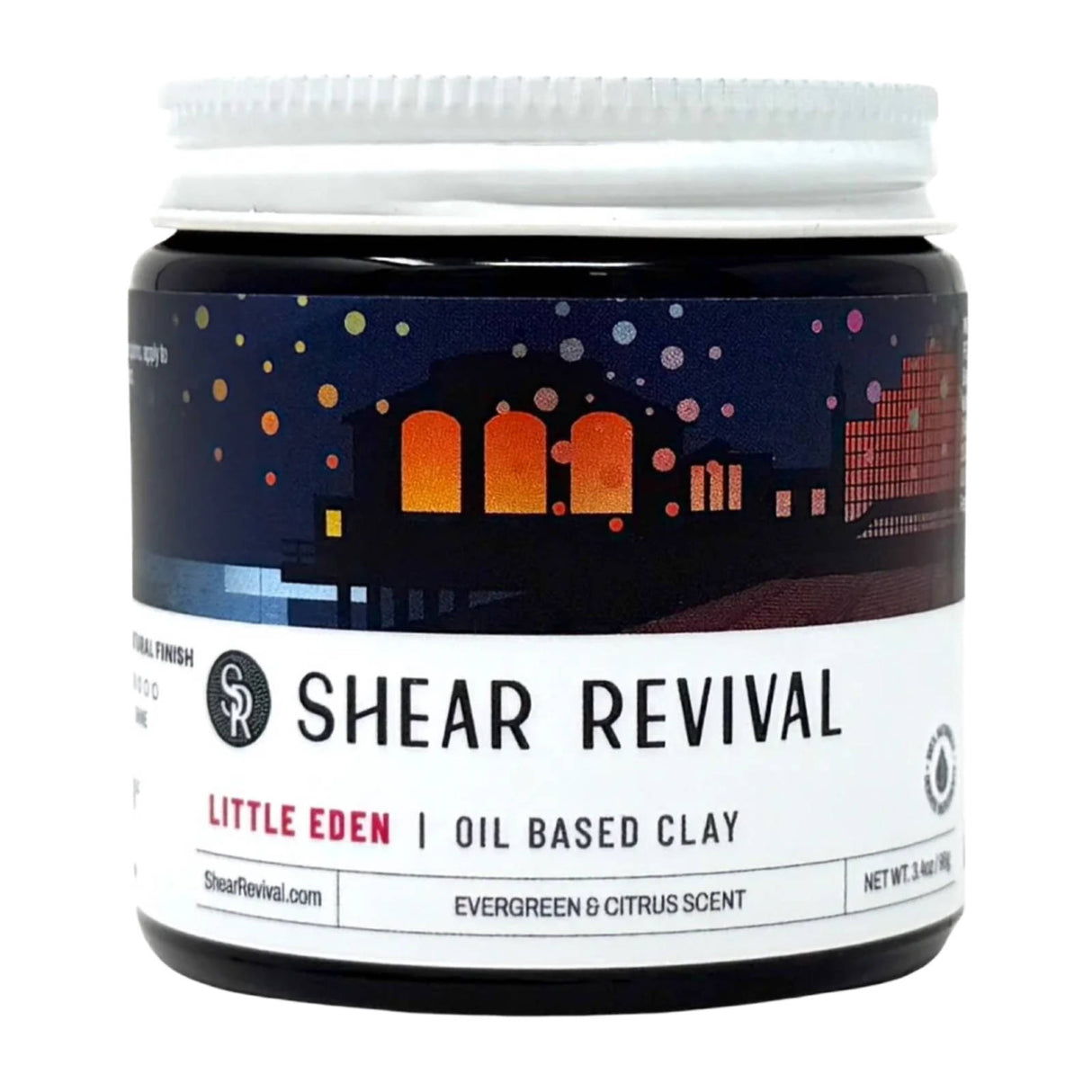 Shear Revival Little Eden Oil-Based Clay Pomade 96g Hair Styling Products