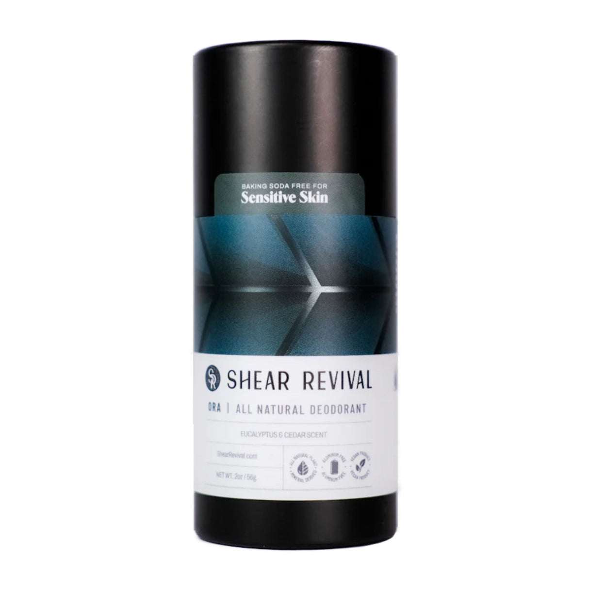 Shear Revival Ora All Natural Deodorant: Eucalyptus & Cedar, 56g