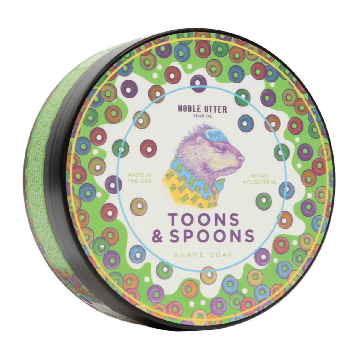 Noble Otter Toons and Spoons Shaving Soap, 118ml Shaving Cream