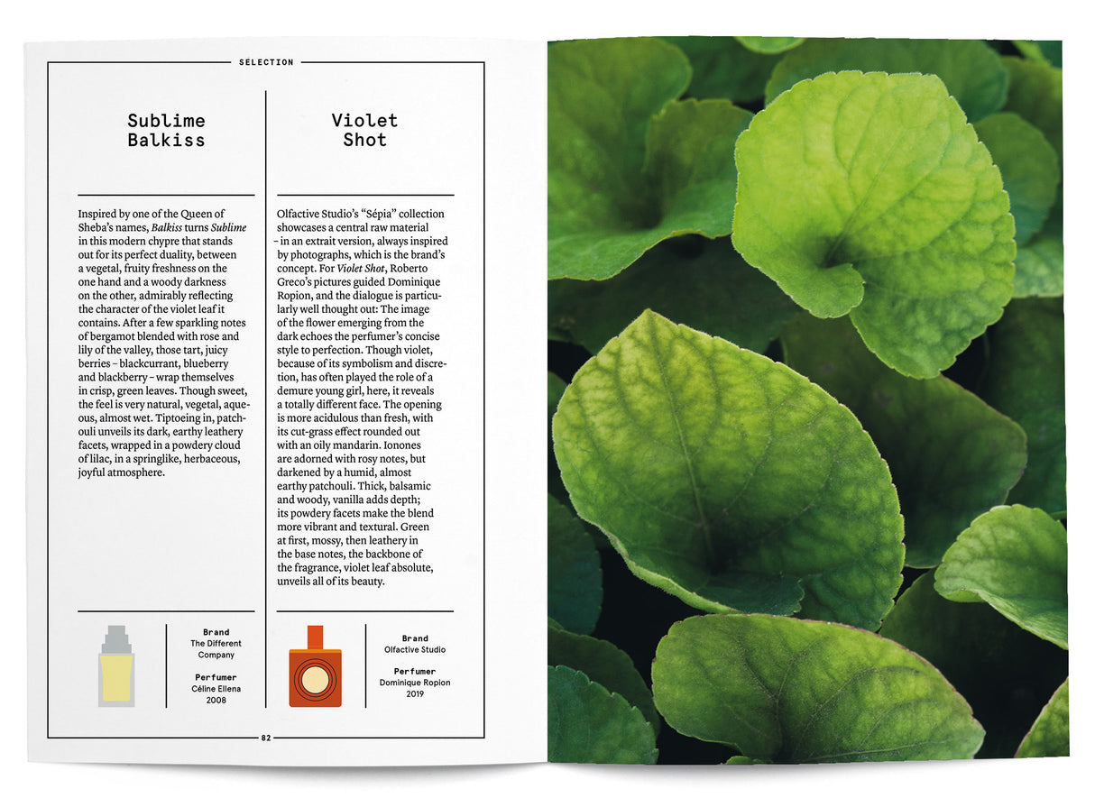 Violet Leaf in Perfumery - The Naturals Notebook by NEZ + LMR