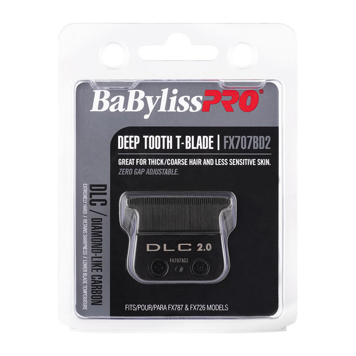 BaByliss PRO Hair Trimmer Deep Tooth T-Blade: DLC Hair Clippers & Trimmers