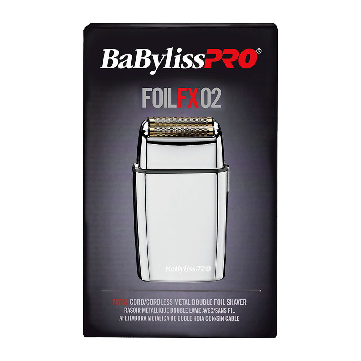 BaByliss PRO FoilFX02 Metal Double Foil Shaver Hair Clippers & Trimmers