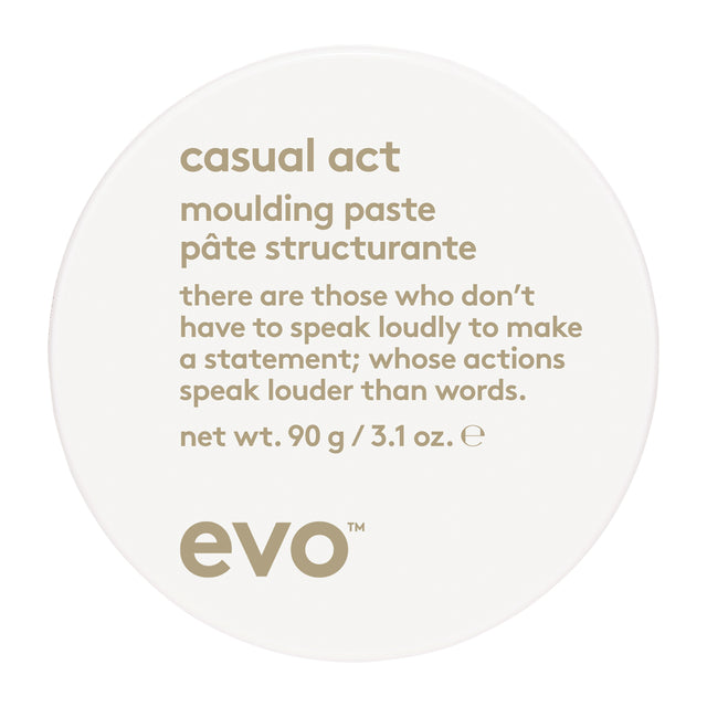 evo Casual Act Moulding Paste, 90g Hair Styling Products