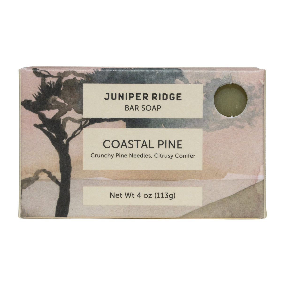 Juniper Ridge Coastal Pine Soap, 113g Bar Soap