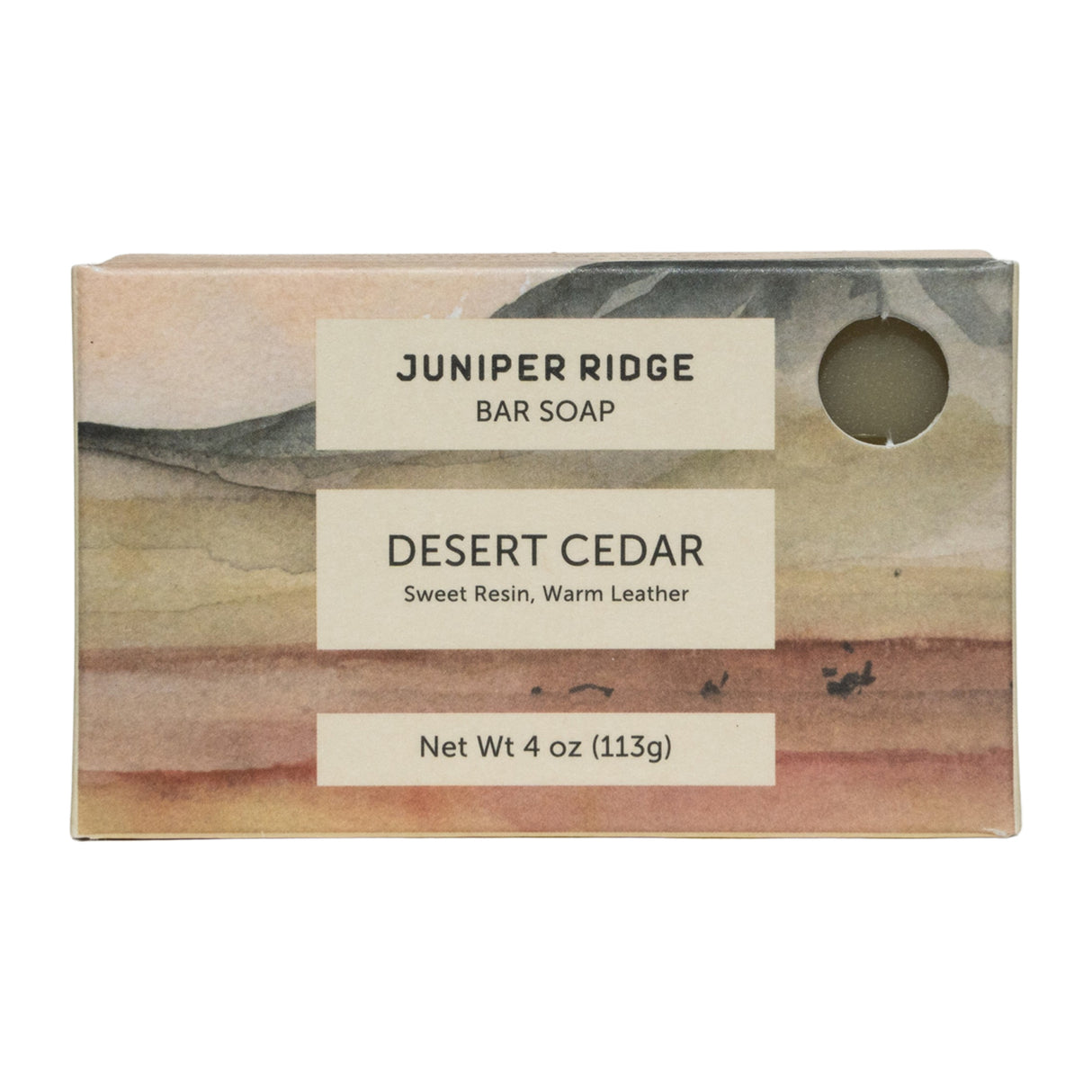 Juniper Ridge Desert Cedar Soap, 113g Bar Soap