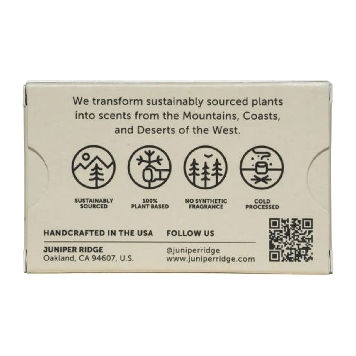 Juniper Ridge Big Sur Soap, 113g Bar Soap