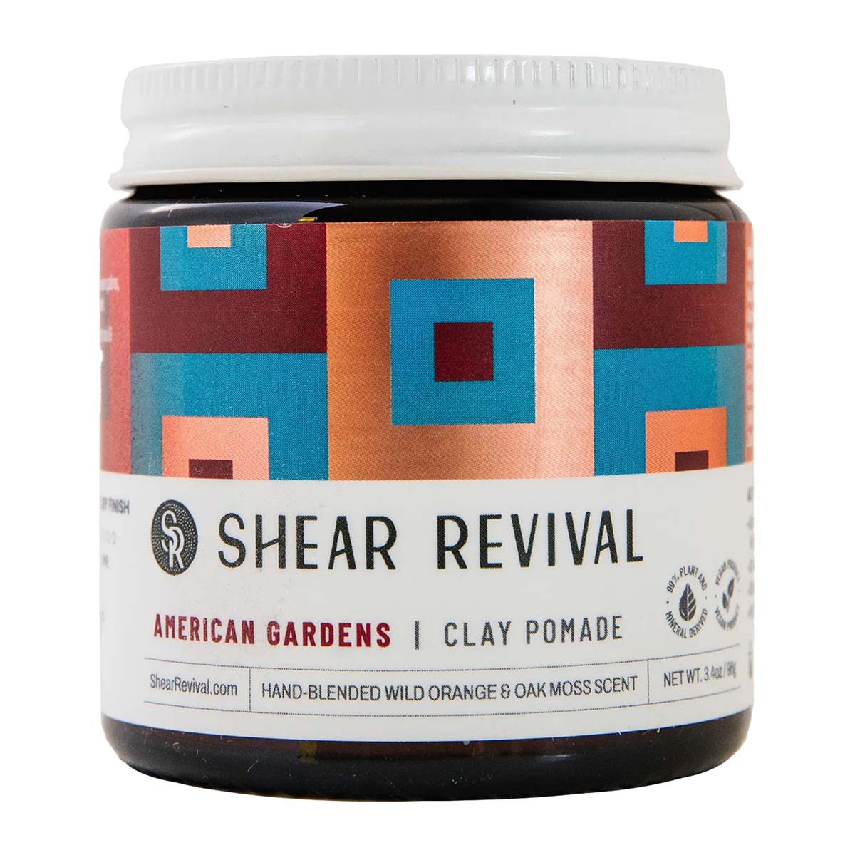 Shear Revival American Gardens Clay Pomade 96g Hair Styling Products
