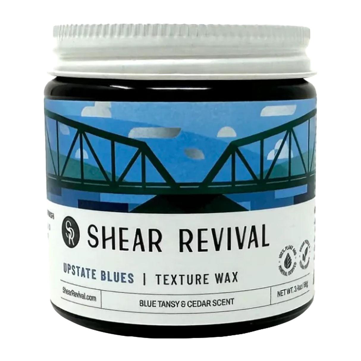 Shear Revival Upstate Blues Texture Wax 96g Hair Styling Products