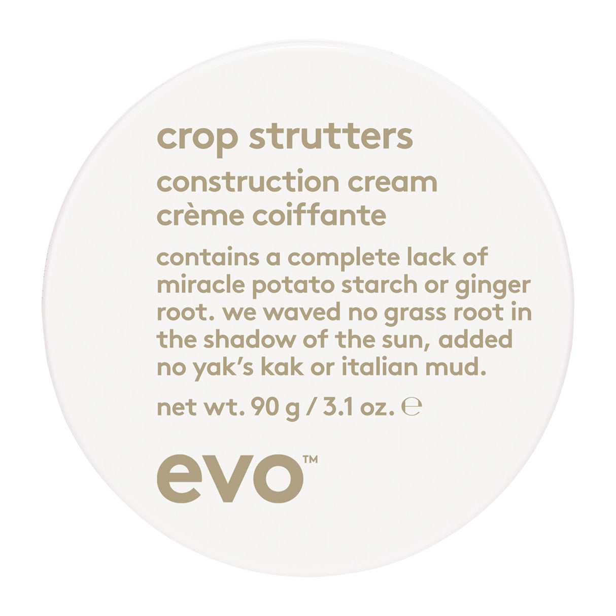 evo Crop Strutters Construction Cream, 90g Hair Styling Products