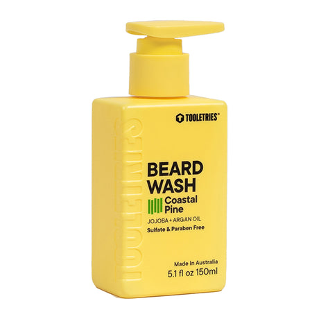 Tooletries Beard Wash Coastal Pine 150ml Pump Shampoo