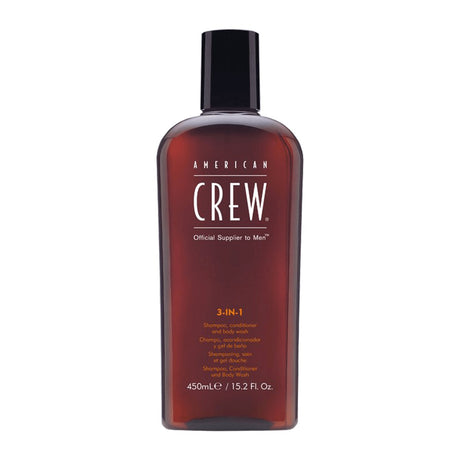 American Crew 3-in-1 Shampoo, Conditioner and Body Wash, 450ml Shampoo & Conditioner