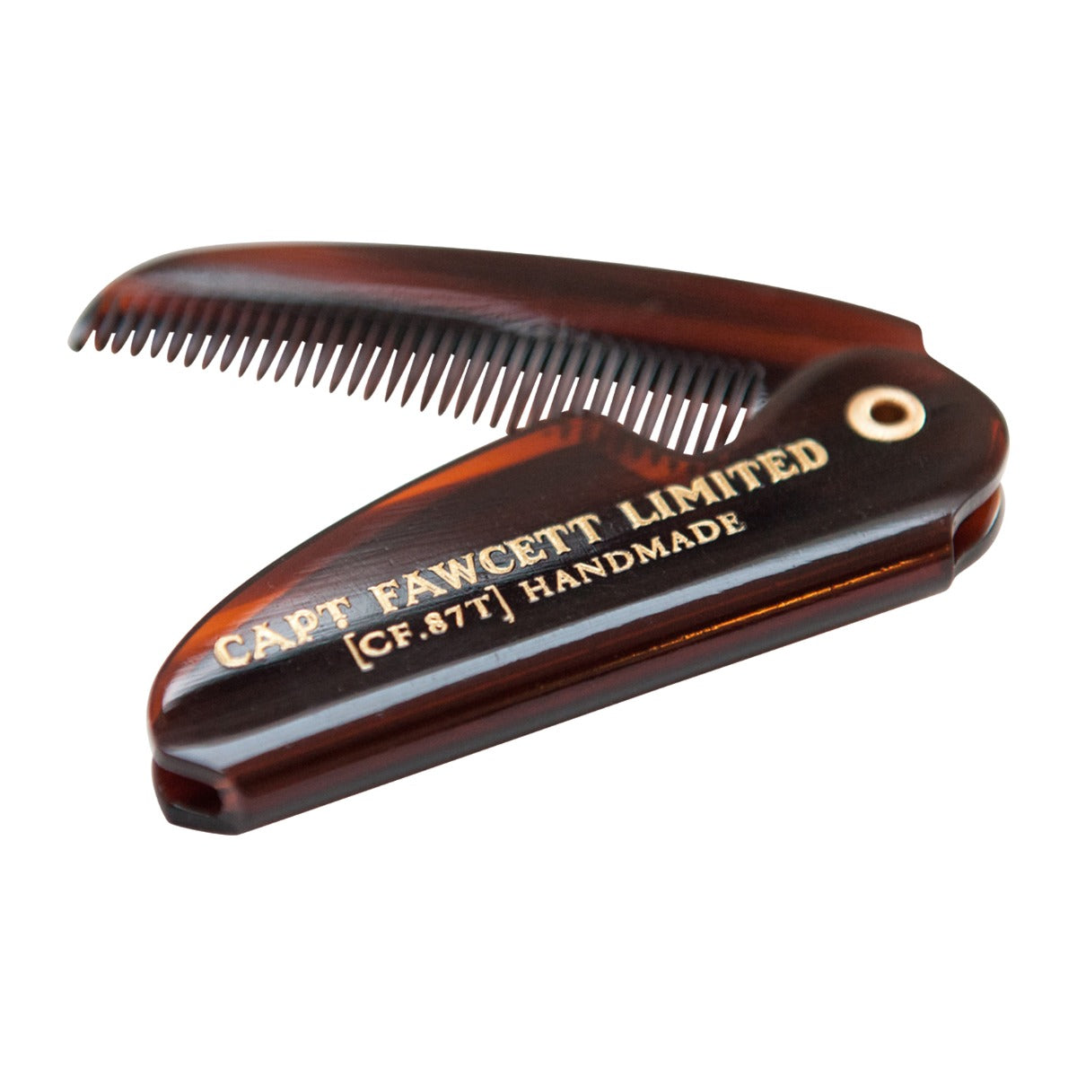 Captain Fawcett's Folding Pocket Moustache Comb Combs & Brushes