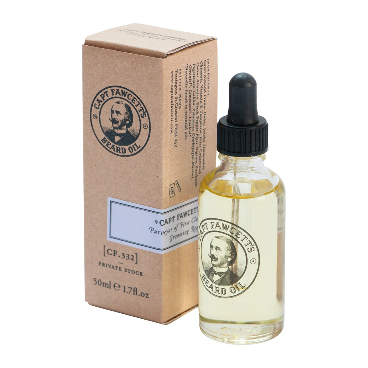 Captain Fawcett's Private Stock Beard Oil, 50ml Shaving & Grooming