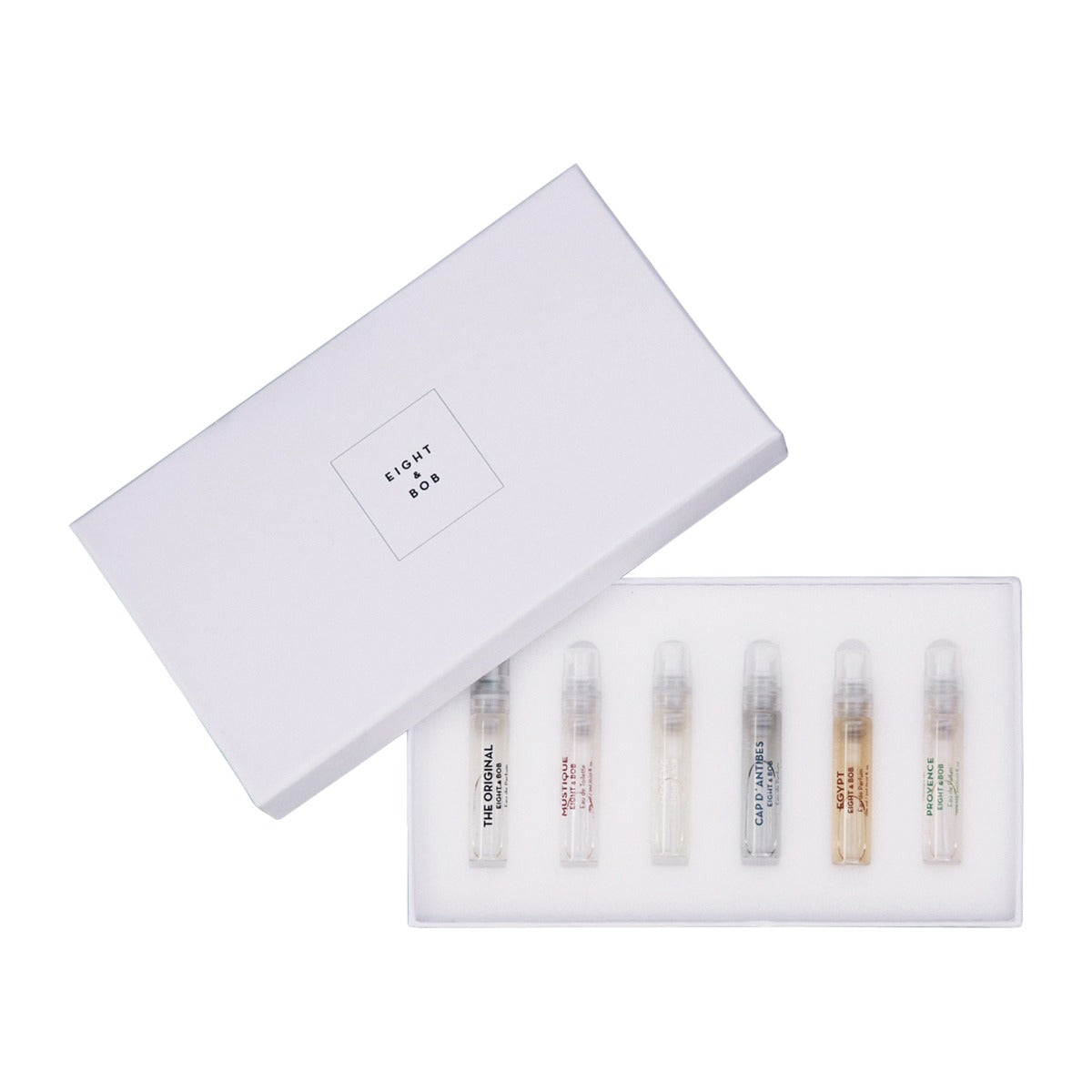 Eight & Bob Discovery Set, 6 x 2ml Perfume & Cologne