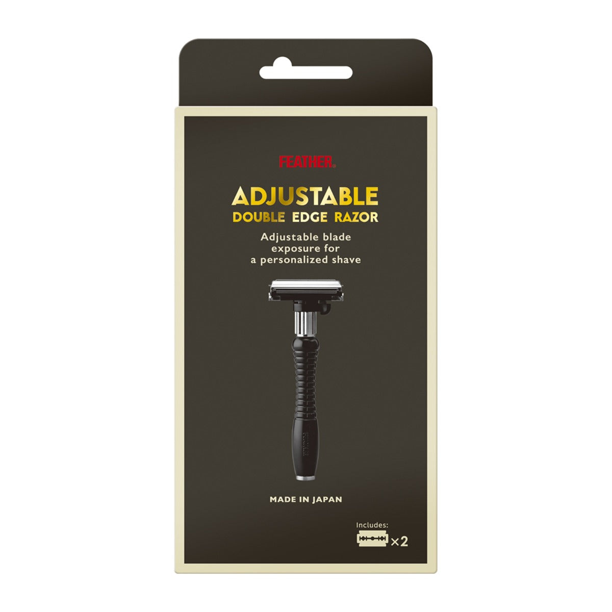 FEATHER Safety Razor Co Adjustable Double Edge Razor Razors & Razor Blades