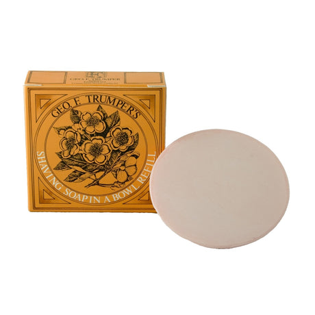 Geo. F. Trumper Almond Shaving Soap Refill, 80g Shaving Cream