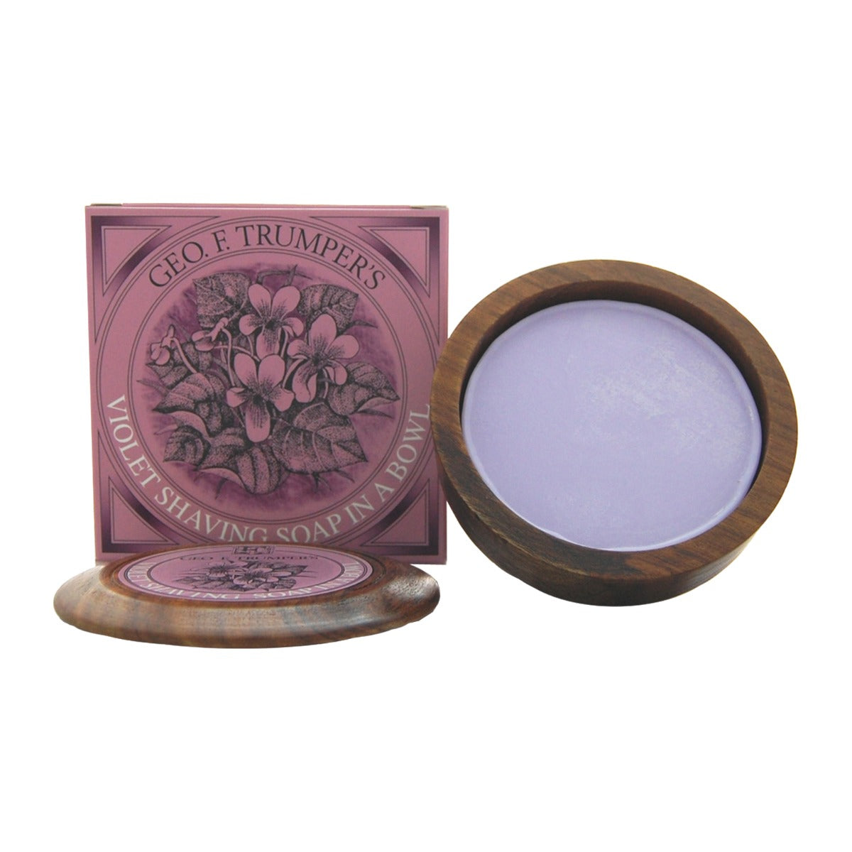 Geo. F. Trumper Violet Shaving Soap in Bowl, 80g Shaving Cream