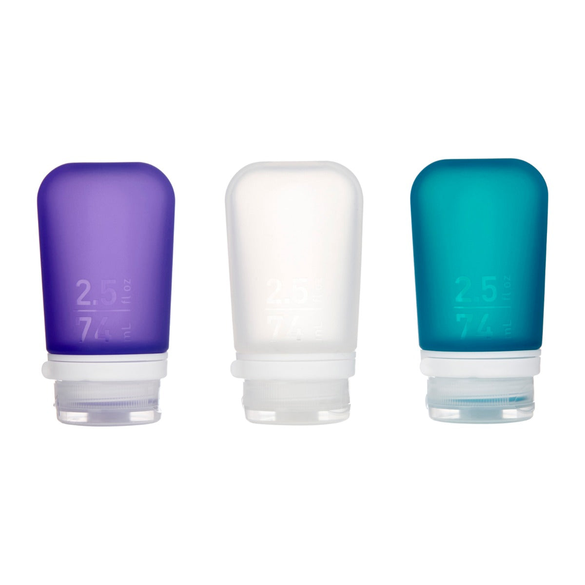humangear GoToob+ Travel Tube: 3-Pack Medium 74ml Travel Bottles & Containers