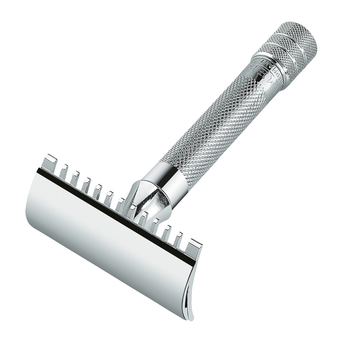 Merkur 15C Classic Open Comb Safety Razor Chrome Razors & Razor Blades