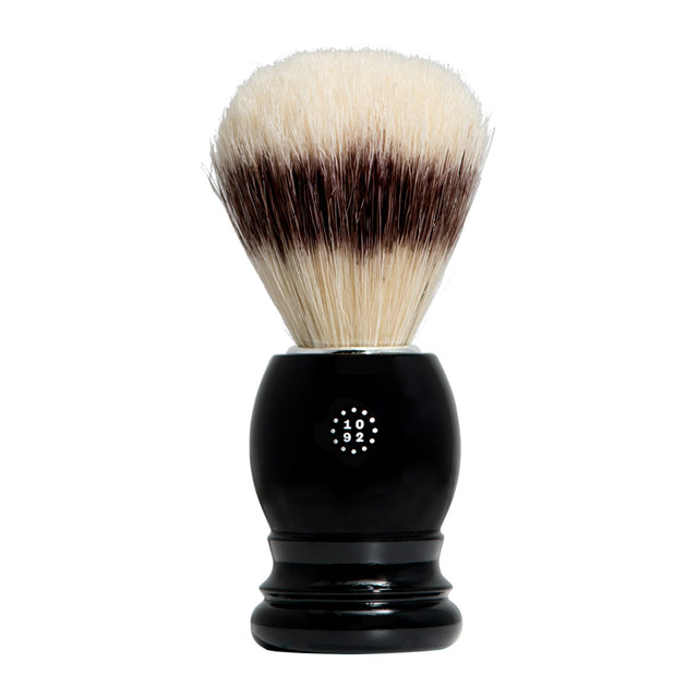 One Thousand & Ninety Two Pure Bristle Shave Brush: Black Shaving Brushes