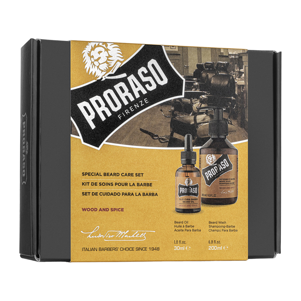 Proraso Beard Duo: Wood and Spice Hair Care Kits