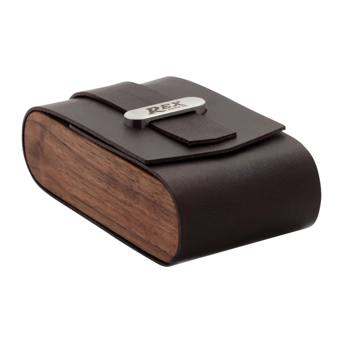 REX Black Walnut Travel Case Shaving & Grooming