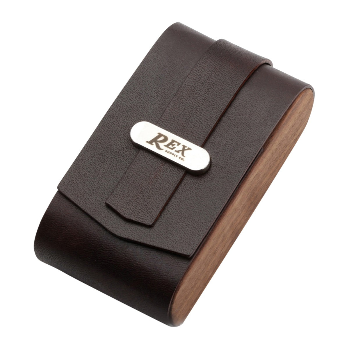 REX Black Walnut Travel Case Shaving & Grooming