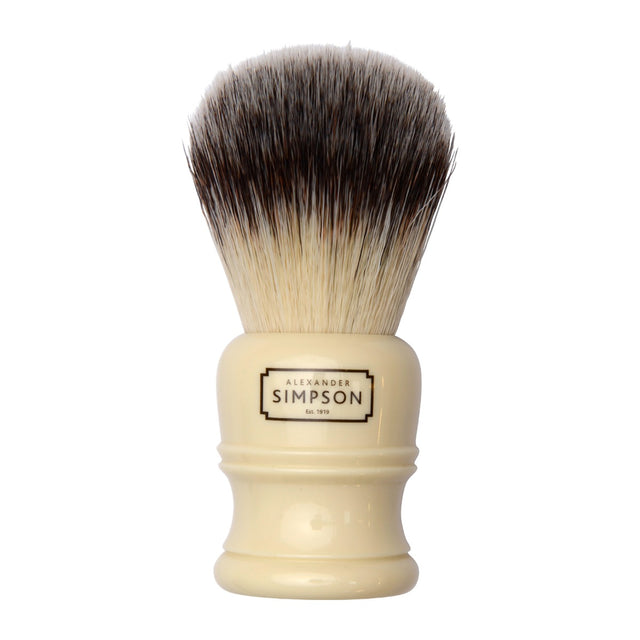 Simpsons Trafalgar T2 Synthetic Shaving Brush Faux Ivory Shaving Brushes