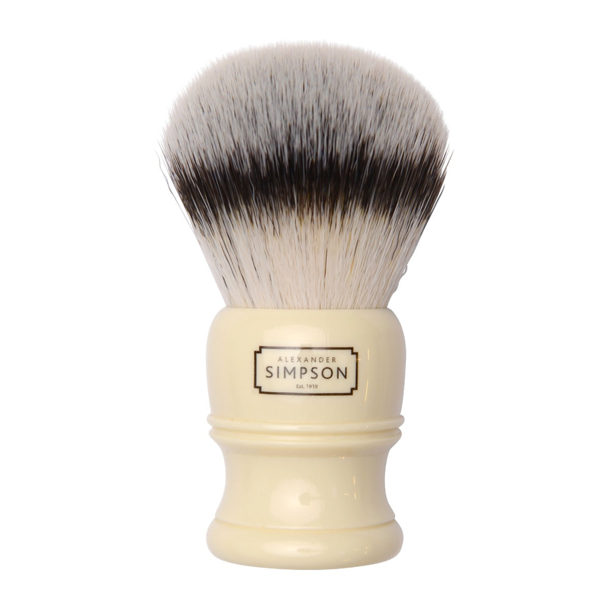 Simpsons Trafalgar T3 Synthetic Shaving Brush Faux Ivory Shaving Brushes