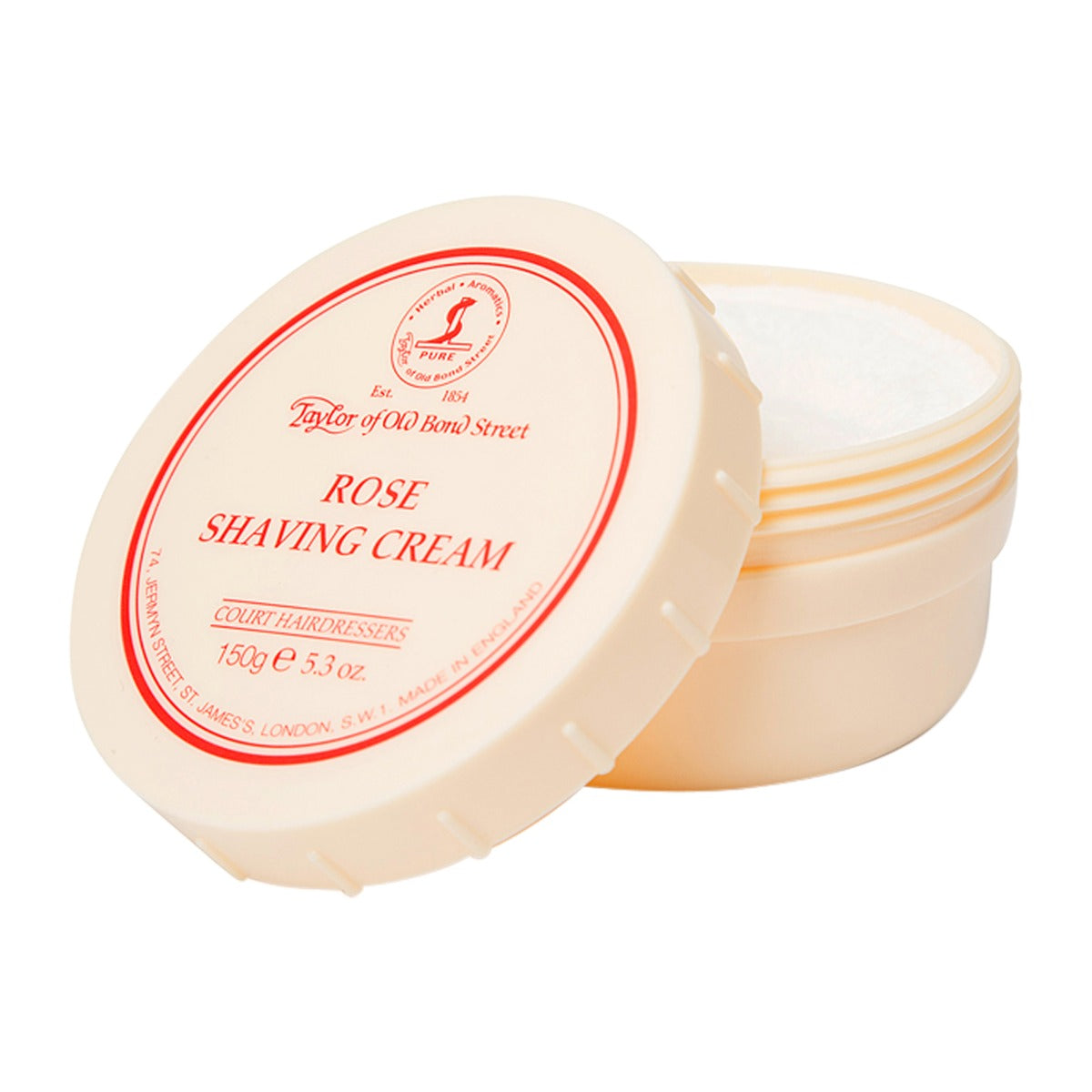 Taylor of Old Bond Street Rose Shaving Cream Bowl, 150g Shaving Cream