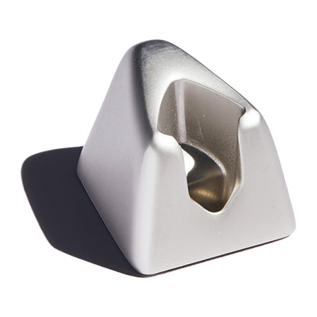 The Leaf Razor Stand: Silver Electric Razor Accessories