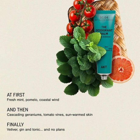 AKT Natural Deodorant Balm Halcyon Summers, 50ml Deodorant