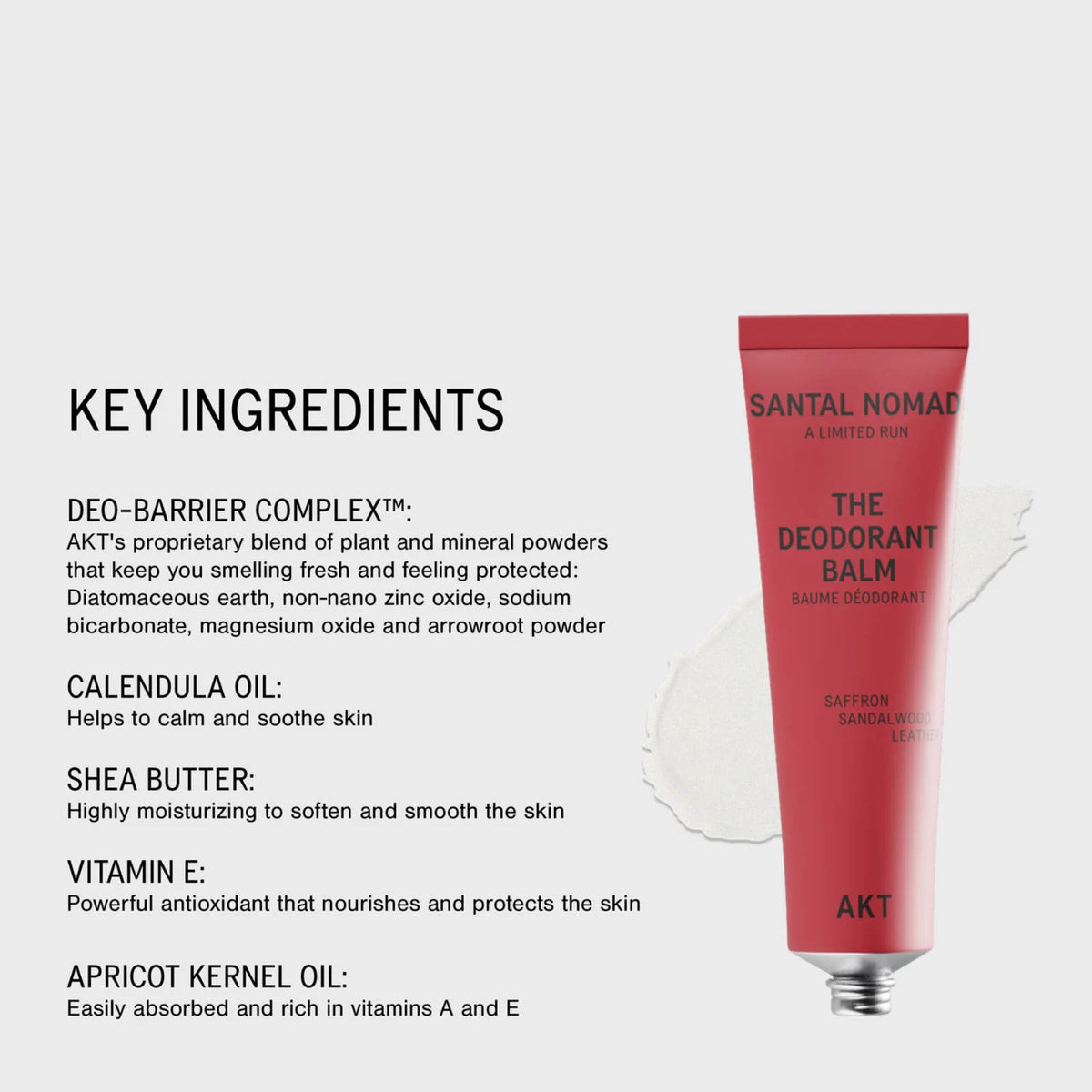 AKT Natural Deodorant Balm Santal Nomad, 50ml