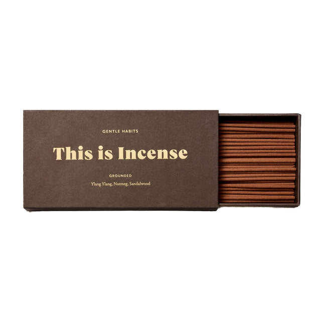 Gentle Habits This is Incense Grounded, 60pcs Incense