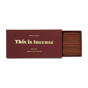 Gentle Habits This is Incense Heartfire, 60pcs Incense
