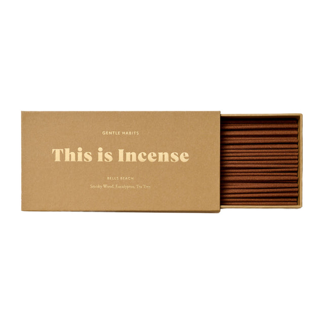 Gentle Habits This is Incense Bells Beach, 60pcs Incense