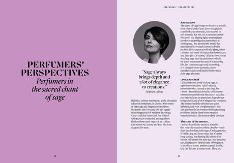 Clary Sage in Perfumery - The Naturals Notebook by NEZ + LMR