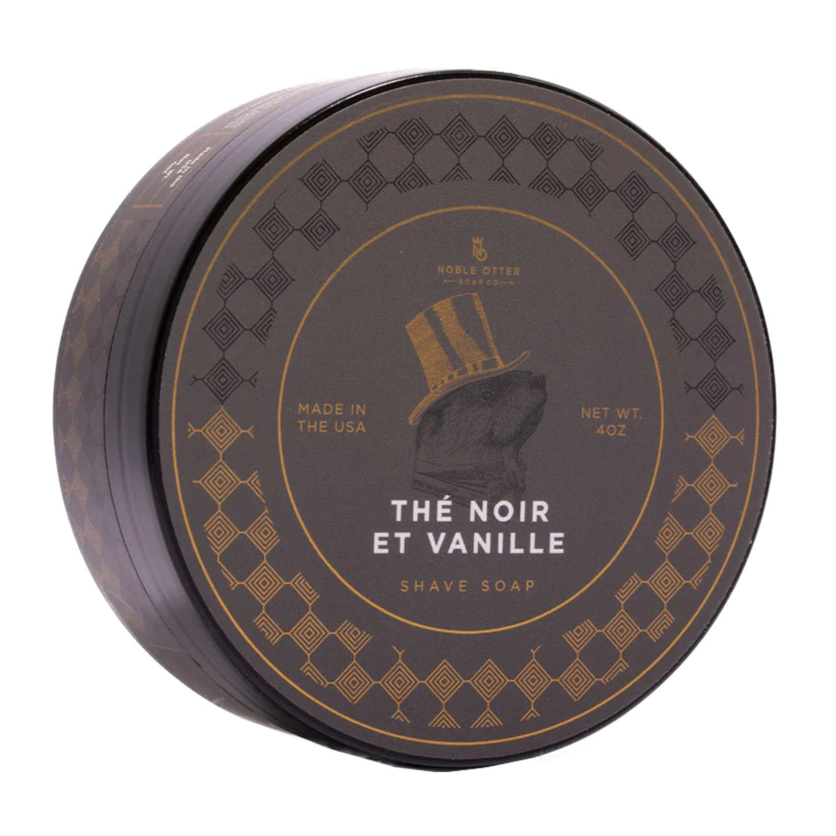 Noble Otter The Noir et Vanille Shaving Soap, 118ml Shaving Cream