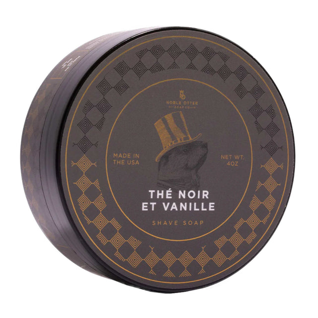 Noble Otter The Noir et Vanille Shaving Soap, 118ml Shaving Cream