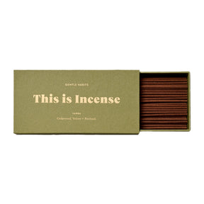 Gentle Habits This is Incense Yamba, 60pcs Incense