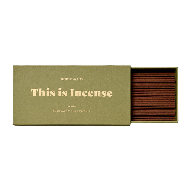 Gentle Habits This is Incense Yamba, 60pcs Incense