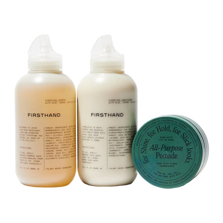 Firsthand Supply Hair Care & Styling Bundle All Purpose Pomade Shampoo & Conditioner