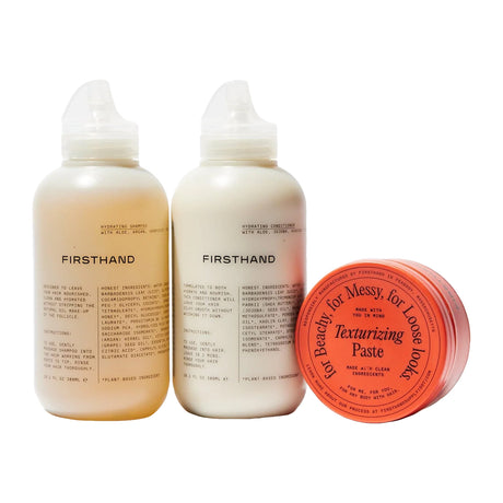 Firsthand Supply Hair Care & Styling Bundle Texturizing Paste Shampoo & Conditioner