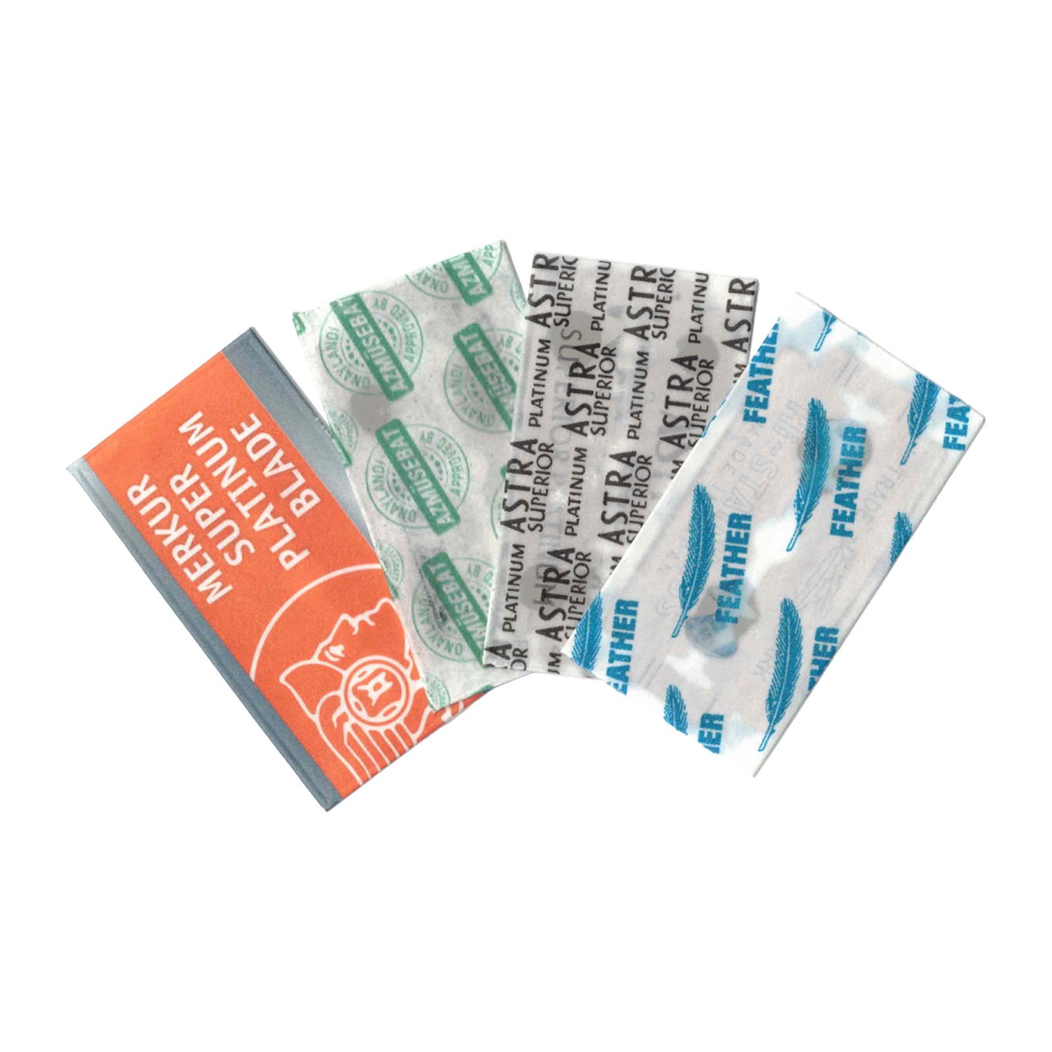 Double Edge Blade Sampler Pack: 4 Assorted Blades – NOAH