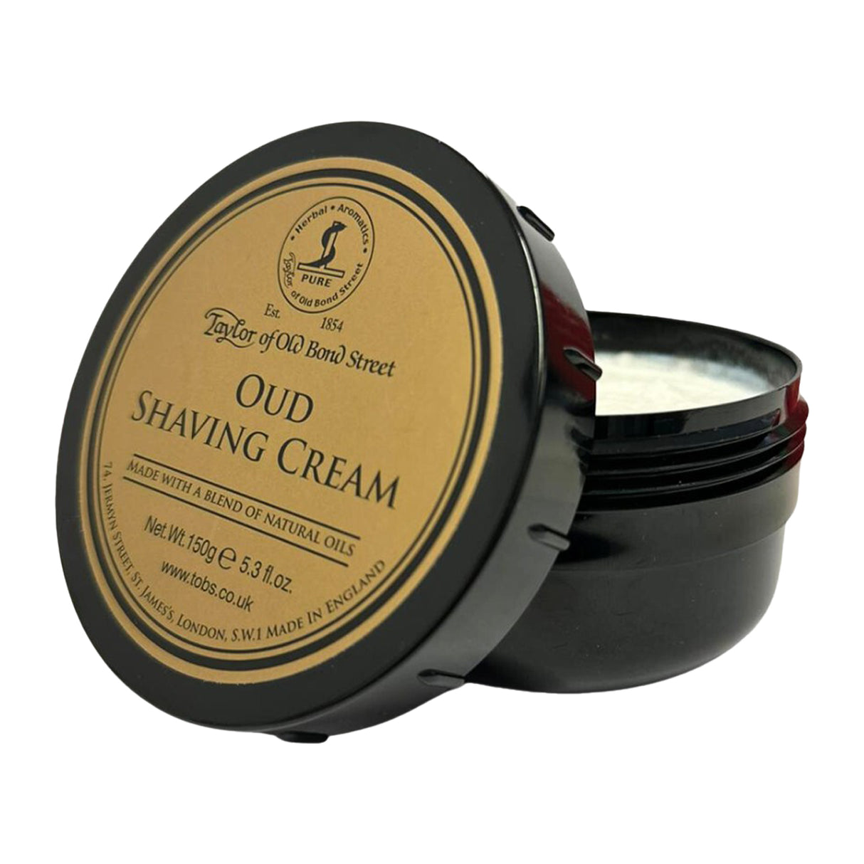 Taylor of Old Bond Street Oud Shaving Cream 150g Bowl Shaving Cream