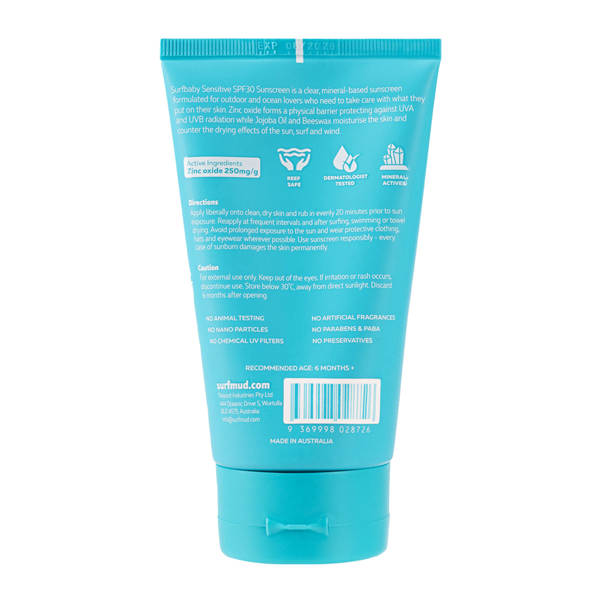 Surfmud Surfbaby Sensitive SPF 30 Sunscreen