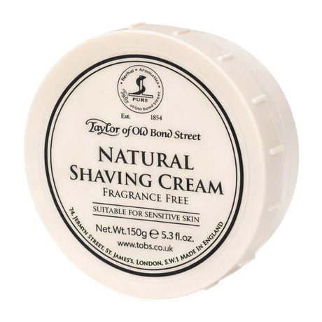 Taylor of Old Bond Street Natural Shaving Cream Bowl, 150g Shaving Cream