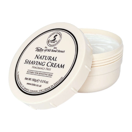 Taylor of Old Bond Street Natural Shaving Cream Bowl, 150g Shaving Cream